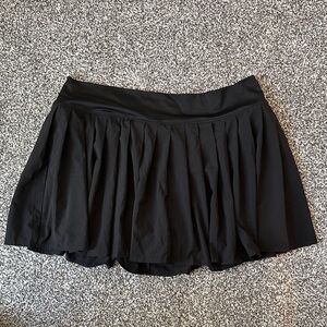 Black Athletic Women's Skirt